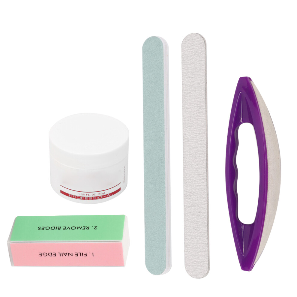 (5pcs / set) Professional Nail File Sanding Manicure Pedicure Polisher Buffer 5pcs