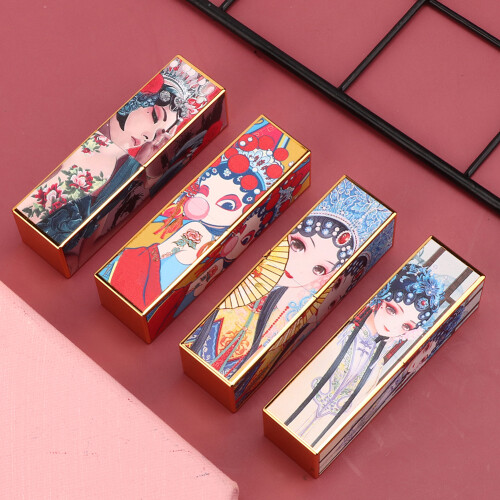 (#2) 4x China-Stil Lippenstifttube Magnet DIY Balm 1