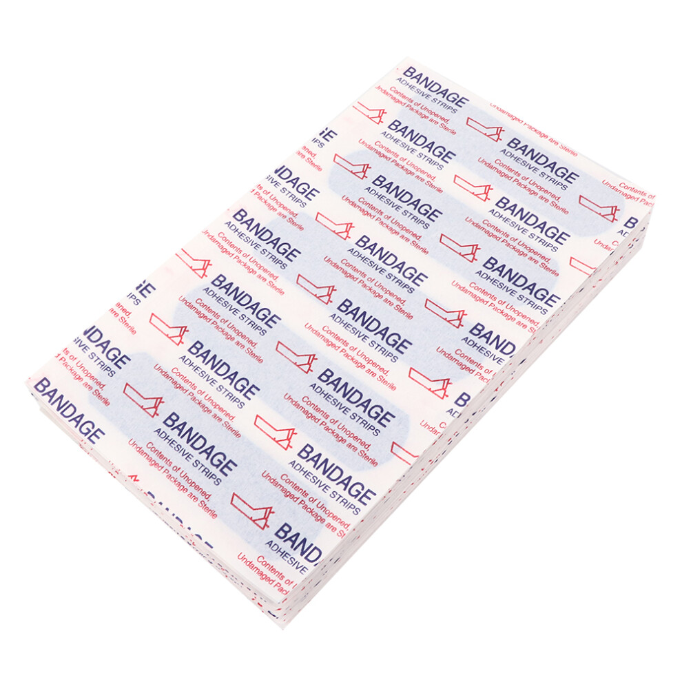 100pcs Box Food Grade Antibacterial Waterproof Bandage Blue