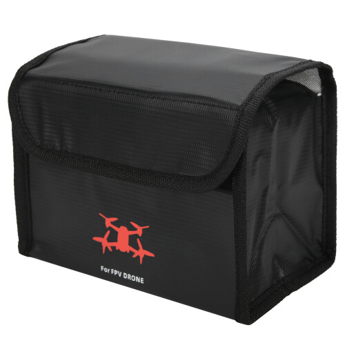 (3 batteries) Lipo Battery Safe Bag ExplosionProof Fireproof for DJI FPV (2) 2