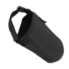 (One size black) Doact Nonslip Antidirty Front Foot Pad Black One Size