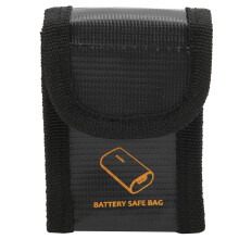 (for 1Pcs Battery) FPV Flight Glasses Battery Case Protective Bag ExplosionProof