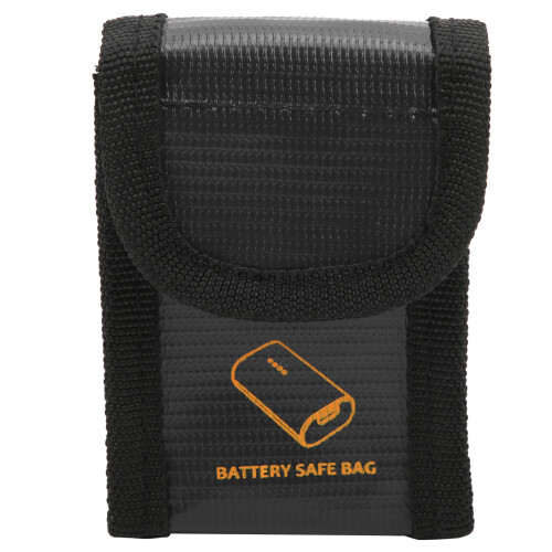 (for 1Pcs Battery) FPV Flight Glasses Battery Case Protective Bag ExplosionProof