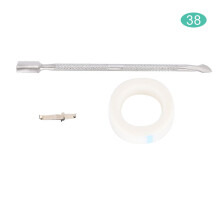 (Kit de 38 tailles) Eingewachsener Nagel Korrekturwerkzeug Paronychie Behandlung 38mm