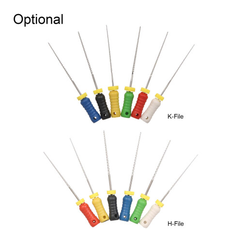 6x Endodontic K Files 25mm 15-40# 2