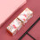 Square Empty Lipstick Tube Refillable Shell DIY Retro Plum Blossom 4