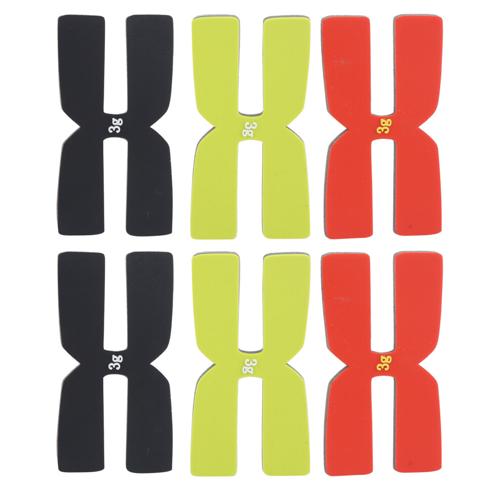 6PCS Badminton Balance Piece H Type Silicone Weighting Film-image-OPC-PMM6KFJ-NEW