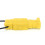 (Yellow) Silicone Robot Teether Baby Chewing Pendant Yellow 3