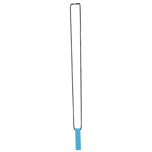 (Blue) Blue Silicone Teether Baby Necklace
