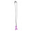 (Purple) Silicone Fish Tail Teether Baby Chewing Pendant Purple 1