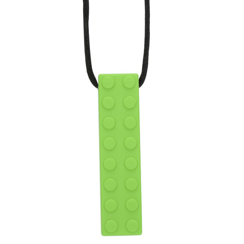 (Green) Blue Silicone Teether Baby Necklace 1
