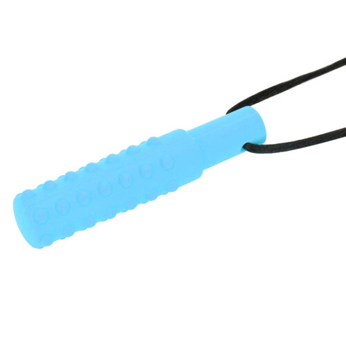 (Blue) Siliconen Speekselketting Blauw 1