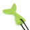 (Green) Silicone Fish Tail Teether Baby Chewing Pendant Purple 4