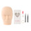 Mannequin Training Flat Head Makeup Eye Lashes Practice Kit 1