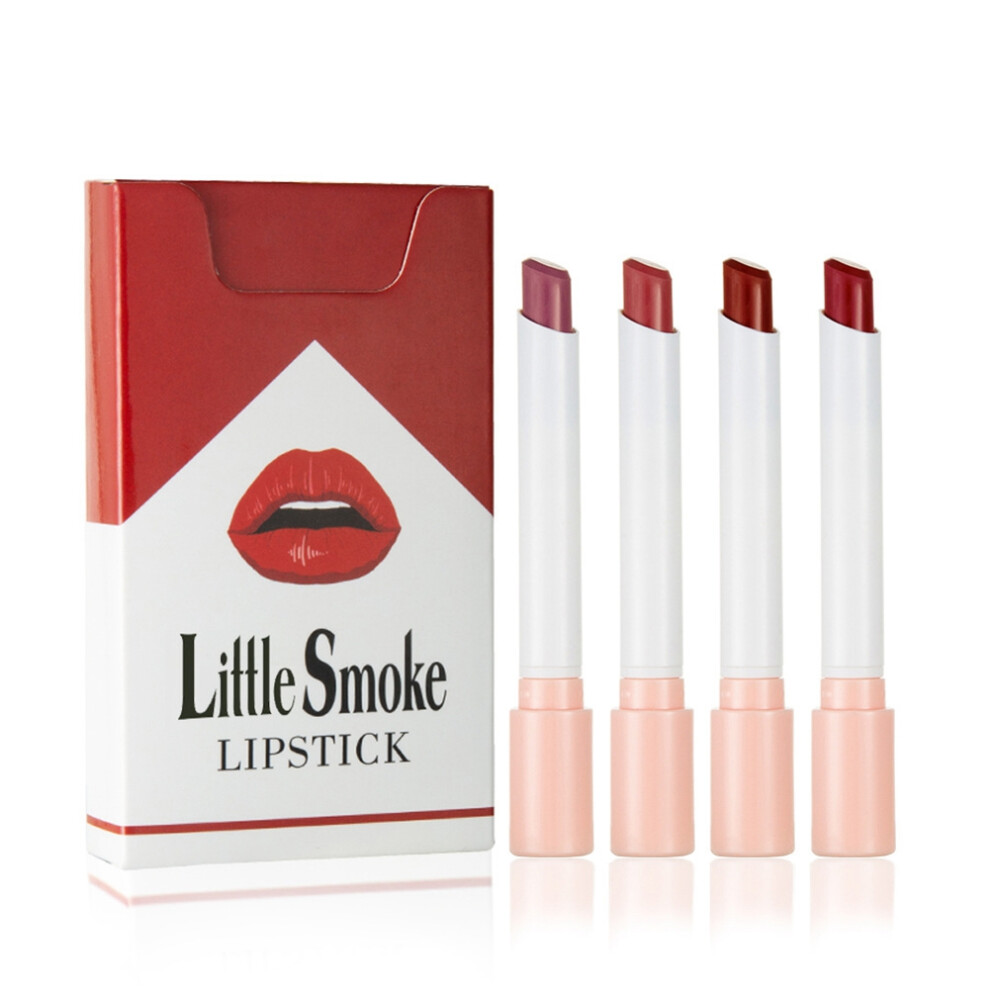 (Set A) 4pcs Matte Lipstick Longlasting Waterproof Lip Gloss Set