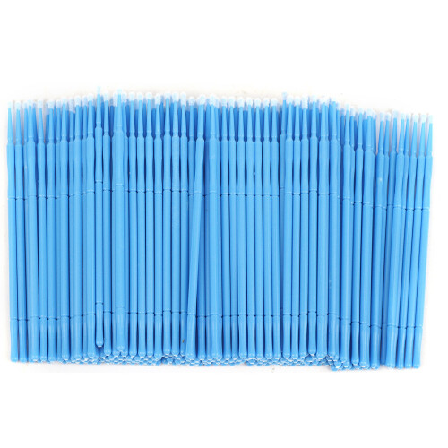 (Blue) 200x Wimpern-Pinsel aus Baumwolle grün