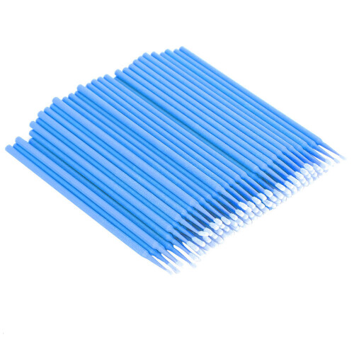 (Blue) 200x Wimpern-Pinsel aus Baumwolle grün 1