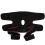 (Black + Pink) Knee Brace with Side Stabilizers Black Pink 1