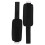 (Black) Black Ankle Strap D Ring for Cable Machines 1