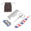 (4pcs / set) Beard Kit 4pcs Brush Comb Scissors Knife 3