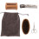 (Set) Set Spazzola Barba e Capelli Uomo con Pettine e Forbici 1