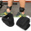 (Black) Black Ankle Strap D Ring for Cable Machines 4