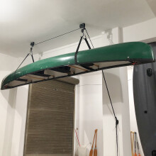 Kayak Lift Hanging Pulley Ceiling Rack for Bike