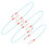 (Blue) 5 Clips per Grembiule Dentale Catena Acciaio Verde 1