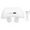 (White) Electric Anti Snoring Breath Aid White 1