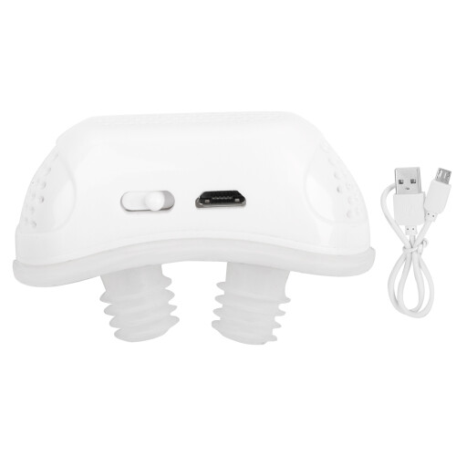 (White) Electric Anti Snoring Breath Aid White