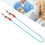 (Blue) 5 Clips per Grembiule Dentale Catena Acciaio Verde 5