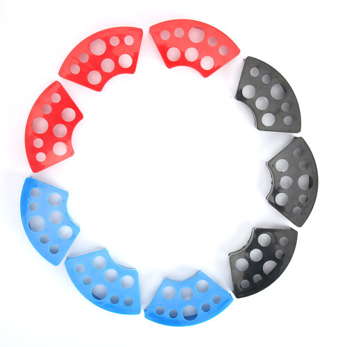 9-teiliger Fan-Form Pigment-Ständer Halter 1