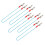 (Blue) 5 Clips per Grembiule Dentale Catena Acciaio Verde 2