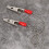 (Silver) 5 Clips per Grembiule Dentale Catena Acciaio Verde 4
