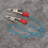 (Blue) 5 Clips per Grembiule Dentale Catena Acciaio Verde 4