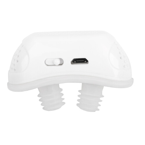 (White) Electric Anti Snoring Breath Aid White 1