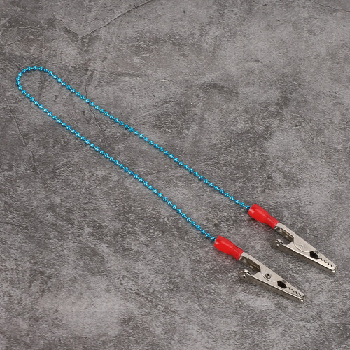 (Blue) 5 Clips per Grembiule Dentale Catena Acciaio Verde 2