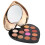 12-Kleuren Waterdichte Matte Glitter Oogschaduw Palette 2