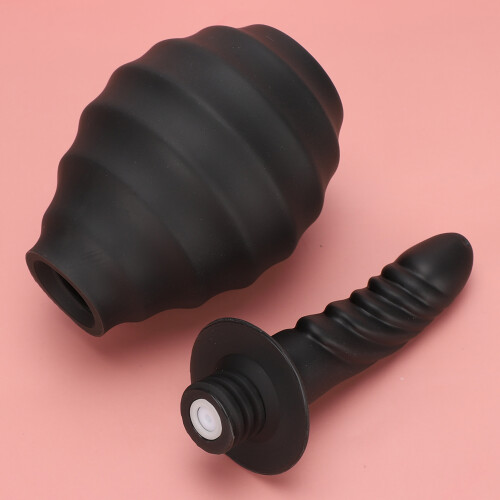 (M1) Silikon-Analdusche mit flexiblem Sicherheitsbeutel M1 2