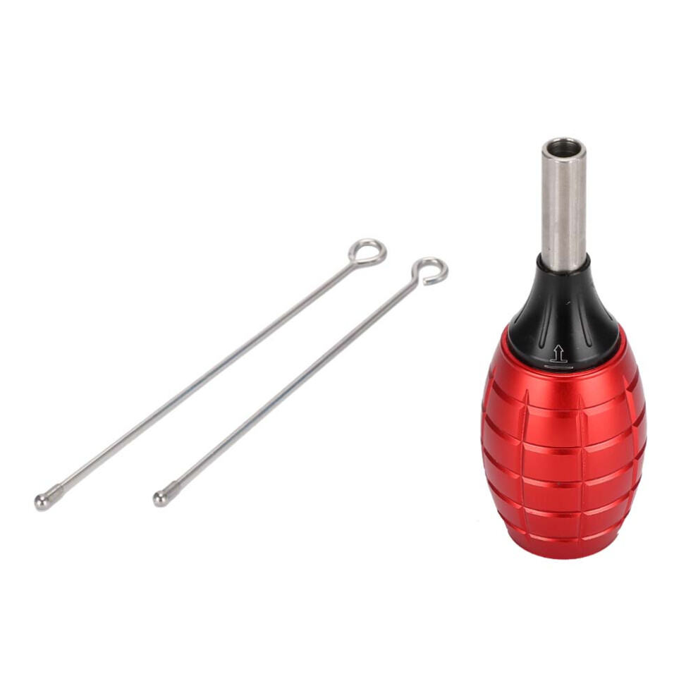 Red (Red) 32Mm Tattoo Machine Grip Alloy Cartridge Needles Tattoo Supplies