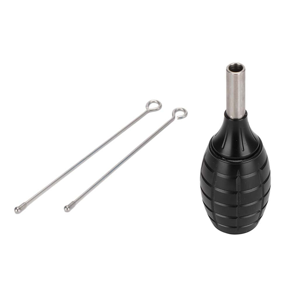 Black (Black) 32Mm Tattoo Machine Grip Alloy Cartridge Needles Tattoo Supplies