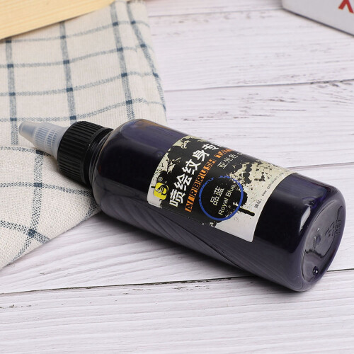 (Blue) 100ml Einweg-Tattoofarbe Airbrush Blau 2
