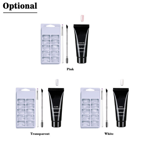 DouborQ UV LED Nagelgel Set & Pusher