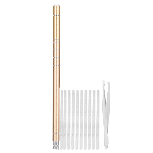 (Gold) Kit Penna Incisione Capelli Acciaio Oro