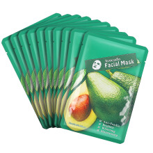 Aichun 10x Sheanuss-feuchtigkeitsspendendes Gesichtsserum-Masken-Set