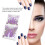 100 Pezzi Unghie Acriliche Farfalla Viola UV Gel 4