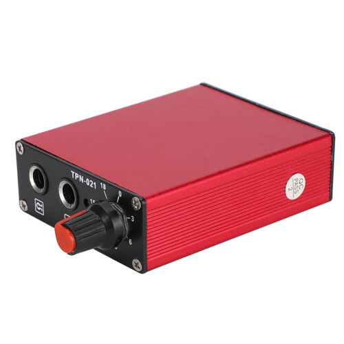 (Red US) Portable Mini Tattoo Pen Power Supply Tool 1