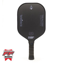Racchetta da pickleball Karakal Tracer Control 222 g, esterno in fibra rapida, nucleo a nido d'ape