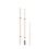 (#4 Round Head) Doppelseitiger Augenbrauenstift wasserfest #2 1