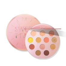 (#1) 12-farbig langanhaltender Glitzer-Augenbrauen-Make-up